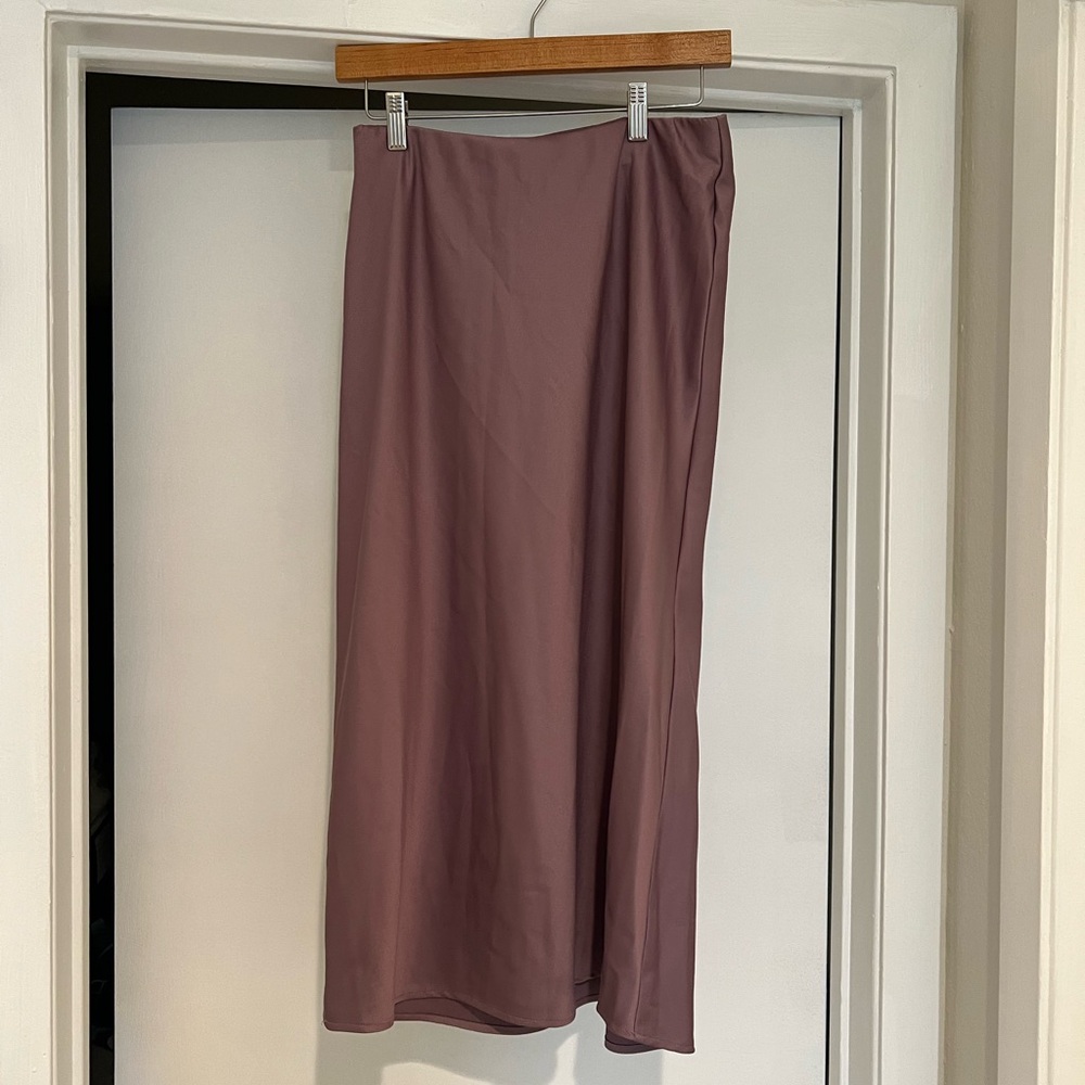 Women's Midi Skirt in Mauve